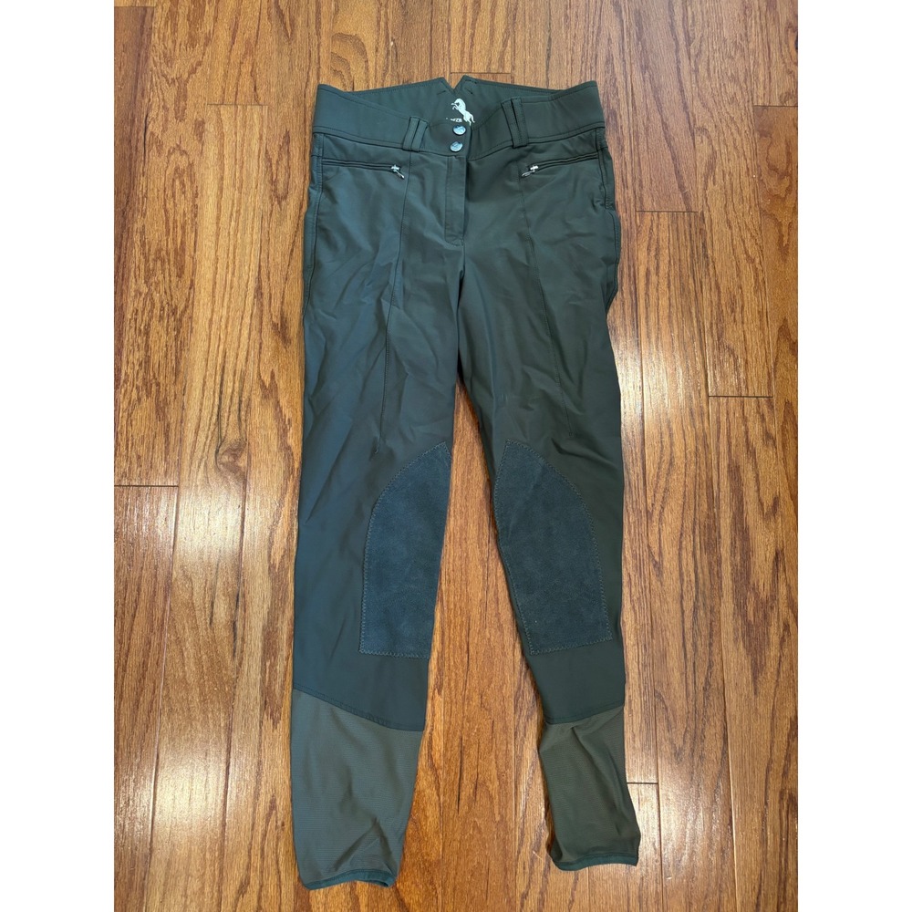 Horze Forest Green Riding Pants Size 26